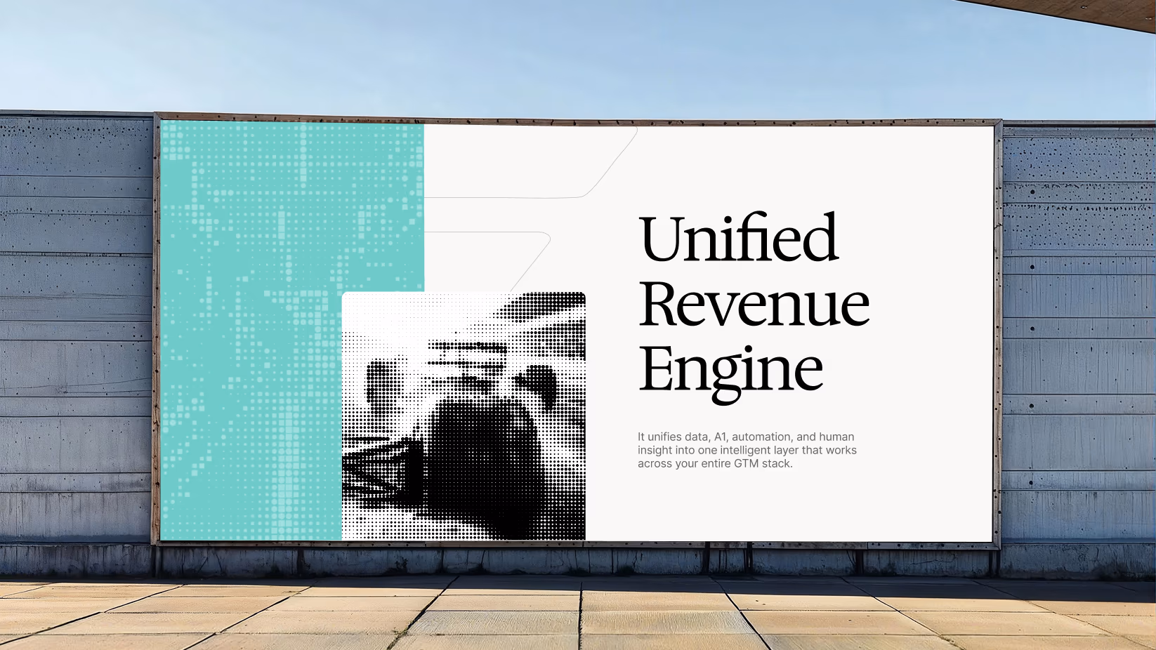 FuseAI 'Unified Revenue Engine' billboard
