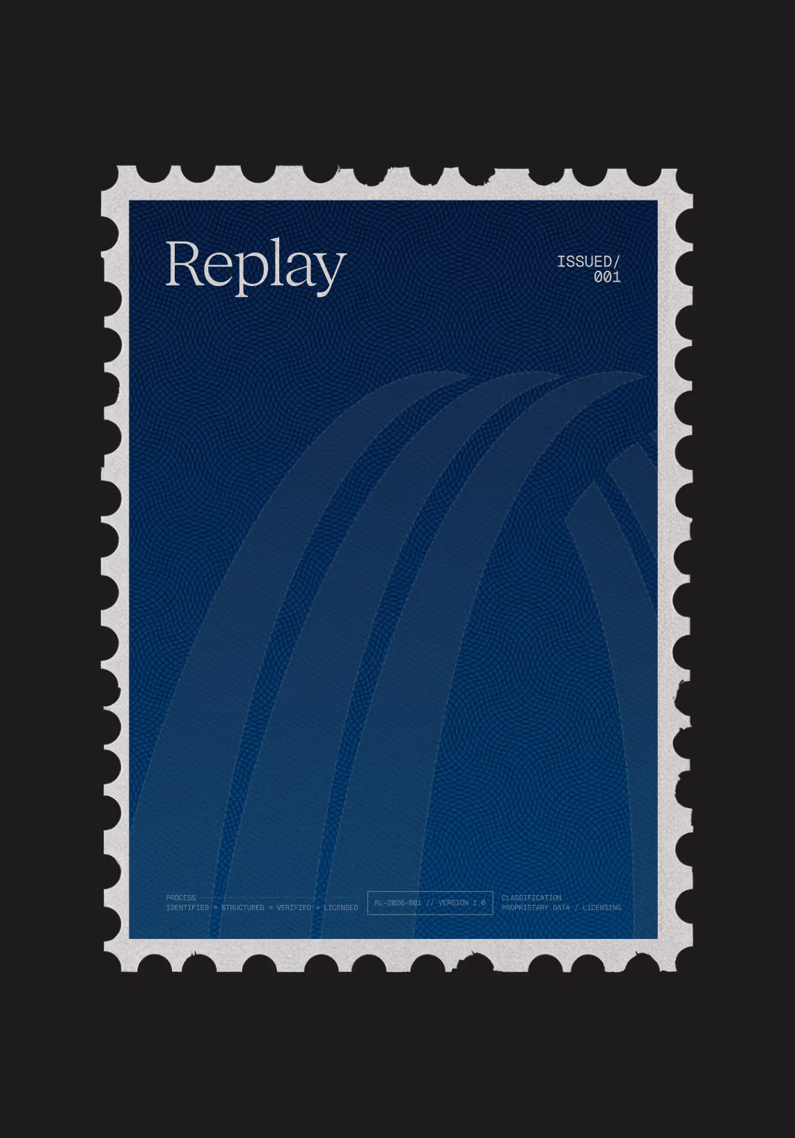 Replay postage stamp